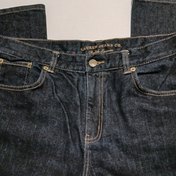 LAUREN JEANS CO RALPH CLASSIC STRAIGHT Sz12P, Dark Blue - Picture 6 of 9
